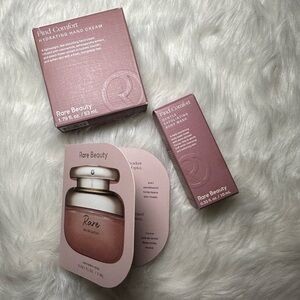 Rare Beauty Hydrating Hand Cream, body wash & sample set